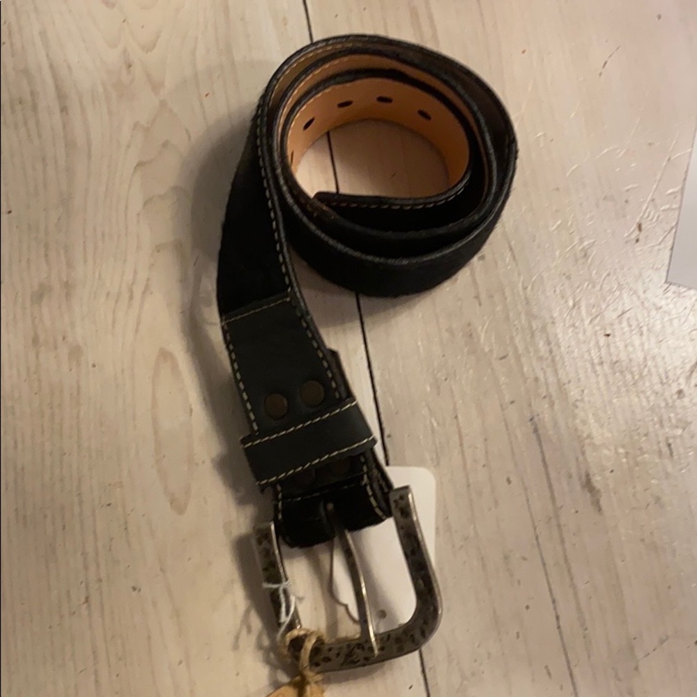 Brave mixed media black belt